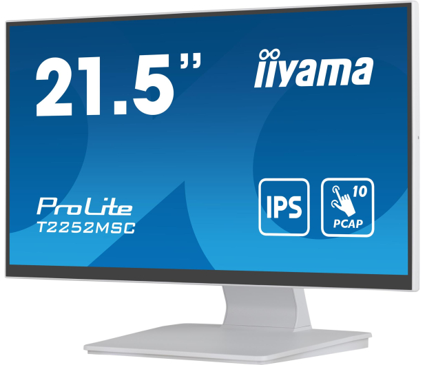 IIYAMA 21.5'' PROLITE T2252MSC-W2 Biały - 1177664 - zdjęcie 6